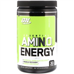 Optimum Nutrition, Essential Amino Energy, Green Apple, 0.6 lbs, 30 servings
