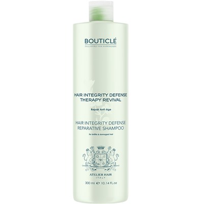 BOUTICLE ATELIER HAIR Шампунь для истонченных, хрупких и поврежденных волос 300 мл