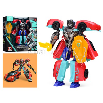 Робот трансформирующийся в спорткар, в коробке