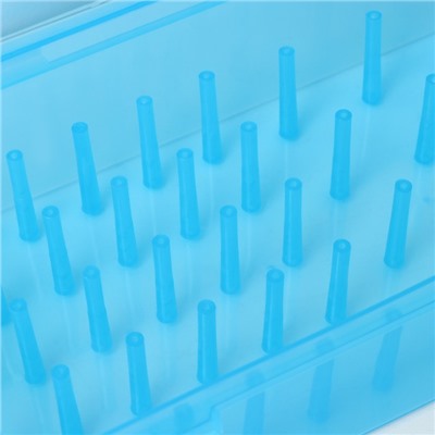 Органайзер для ниток, 42 ячейки, 23.5×13.5×6.5 см, МИКС