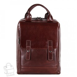 Рюкзак мужской кожаный 7320G brown Fuzhiniao