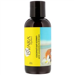 Isvara Organics, Средство для защиты от солнца с кокосом, 5,5 жидких унций (162 мл)
