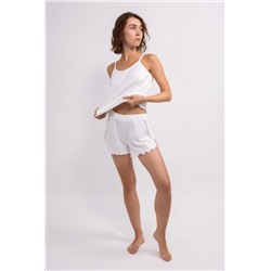 Пижама с шортами женская 85553 (Белый)