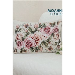 Наволочка декоративная 65х45 Роза бежевый НАТАЛИ, 1076475