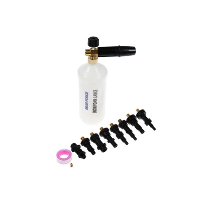 Пенообразователь под воду, объем 1 литр, 8 соединительных переходников