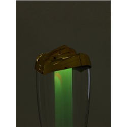 Башня пивная «Вавилон голд», колба 3 л, ёмкость для льда, подсветка, пластик, золотистый