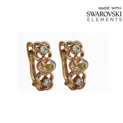 Серьги с кристаллами Swarovski