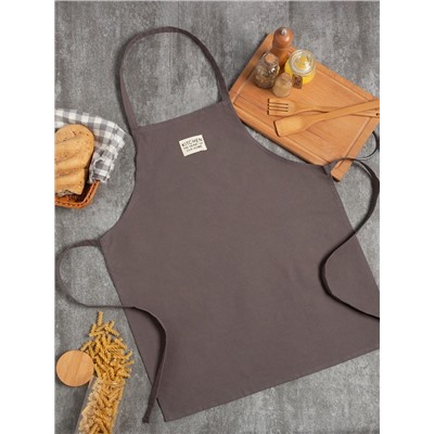 Фартук «Этель» Kitchen, 60×70 см, серый, 100% хлопок, саржа 220 г/м²