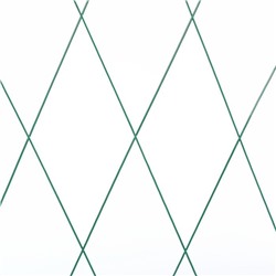 Шпалера, 170×50×1 см, металл, зелёная, «Бабочка»
