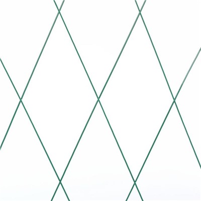 Шпалера, 170×50×1 см, металл, зелёная, «Бабочка»