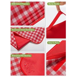 Непромокаемый складной коврик для пикника 150х200см