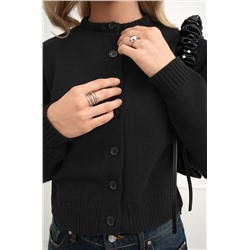 Женский вязаный кардиган на пуговицах Happyfox