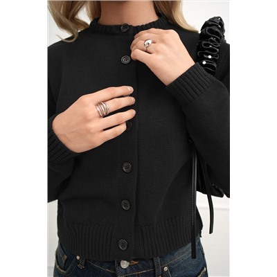 Женский вязаный кардиган на пуговицах Happyfox