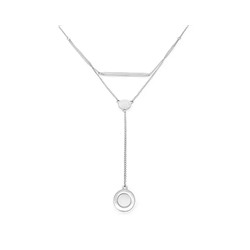 Колье из серебра без вставки, Ю-55009р