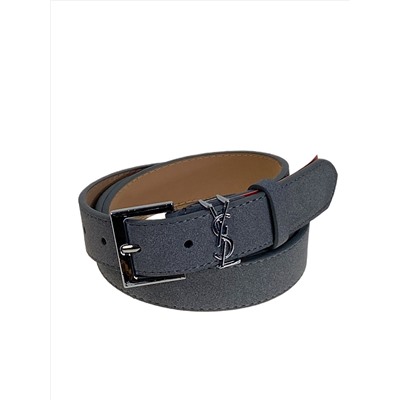 Ремень женский из искусственной кожи, цвет серый