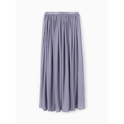 Юбка макси женская MINAKU: Casual Collection, серо-голубая, размер 46