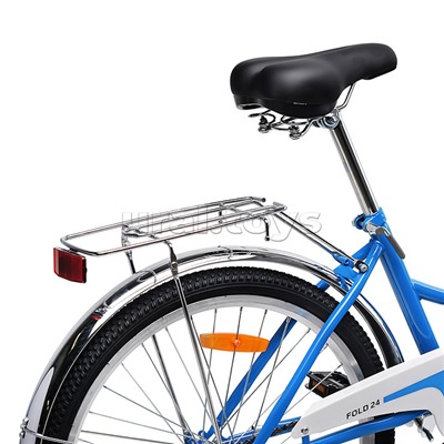 Велосипед 24" Rocket City Fold 24, цвет синий, размер 16"