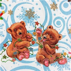 Скатерть новогодняя «Этель. Новогодняя сказка», 150×110 см ±3 см с ГМВО, 100% хлопок