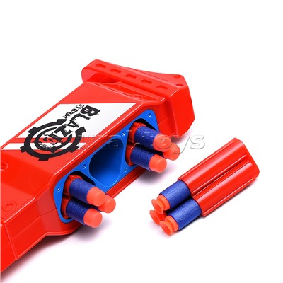 Бластер "Нападение" с мягкими пулями, в коробке