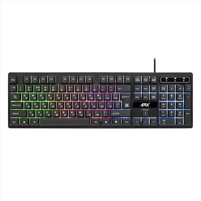 Клавиатура Defender Arx GK-196L мембранная игровая с подсветкой USB (black)
