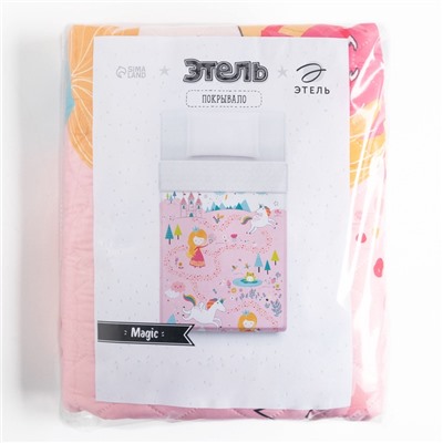 Покрывало 1.5-спальное «Этель» Magic, 145×210 см, микрофибра
