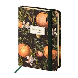 Блокнот А6 100л линейка MEGAPOLIS JOURNAL" "FLORA.PARADISE.ORANGES" на резинке 3-478/22 Bruno Visconti
