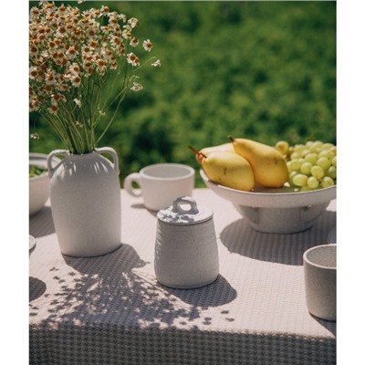 Сахарница SL Home «Арена Бланка», 400 мл, 9.5×12.5 см, керамика, белая