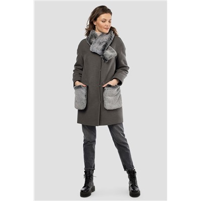 02-1784 Пальто женское утепленное