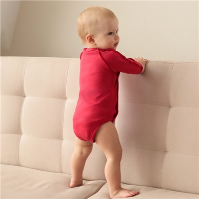 Боди детское MINAKU, рост 80-86 см, красное