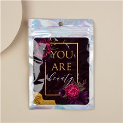 Массажёр для ног с шипами, роликовый «You are beauty», 5,5 х 9 см