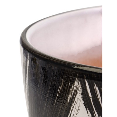 Горшок для цветов «Штрих», керамика, с поддоном, набор 4 шт.: 400 мл, 1 л, 2.5 л, 5 л