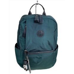 Женский рюкзак из текстиля, цвет зеленый