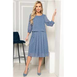 Платье "Пелагея" (голубое) П4969