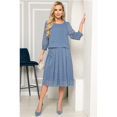 Платье "Пелагея" (голубое) П4969