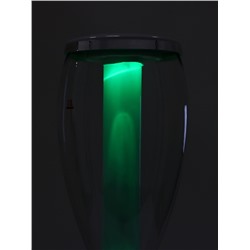 Башня пивная VaviloneDouble, колба 3 л, ёмкость для льда, подсветка, пластик, серебристая