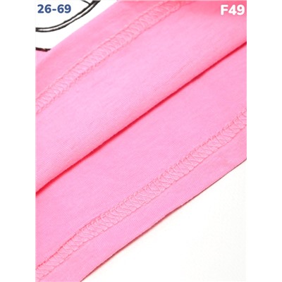 Футболка F49 розовый