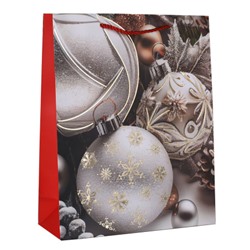 Пакет подарочный 26х32х10 / 10129-M /уп 12/480/ микс Новый год