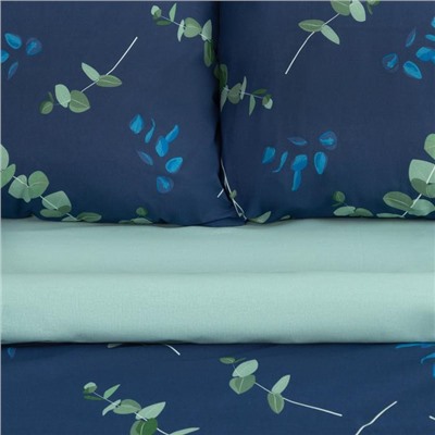 Постельное бельё 1.5-спальное «Этель. Эвкалипт (вид 2)», поплин