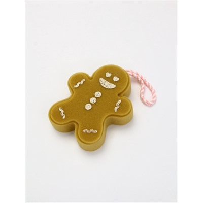 Подарочный набор новогодний: гель для душа и мочалка для тела, аромат ванильный милкшейк, URAL LAB