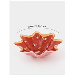 Салатник Доляна «Сказочные истории», 100 мл, d=13.3, h=3.6 см, стекло, красный