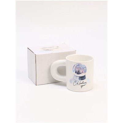 Кружка новогодняя керамическая «С Новым годом!», 300 мл