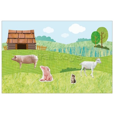 Фотонаклейки. В деревне