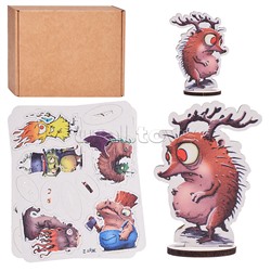 Игровой набор "Жутики" (дерево) крафтовая коробка