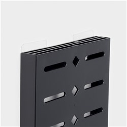 Держатель для ножей настенный Доляна «Вог», чёрный