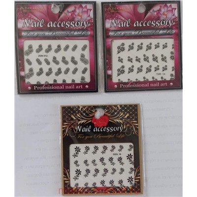 Наклейки для ногтей Nail Набор 3шт