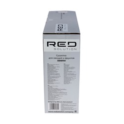 Сушилка для овощей и фруктов RED SOLUTION DD011V, 400 Вт, 35–70°C, 0.5–48 ч, 7 поддонов, серая