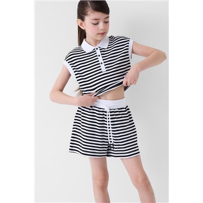 Шорты трикотажные для девочек PLAYTODAY, 1242032