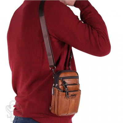 Сумка мужская 577 orange Jeep  в Новосибирске