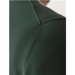 Джемпер с круглым воротом из хлопка с нейлоном