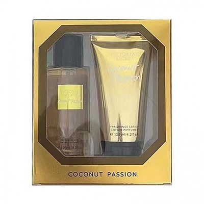 Подарочный набор лосьон и спрей для тела Victoria's Secret Coconut Passion 2 в 1 (125 мл )